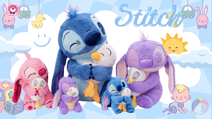 Gấu Bông Stitch - Người Bạn Ngoài Hành Tinh Siêu Quậy Và Đáng Yêu