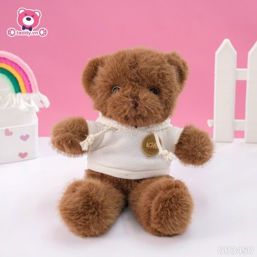 Gấu Bông Teddy Áo Nỉ Tag Love