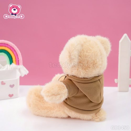 Gấu Bông Teddy Áo Nỉ Tag Love