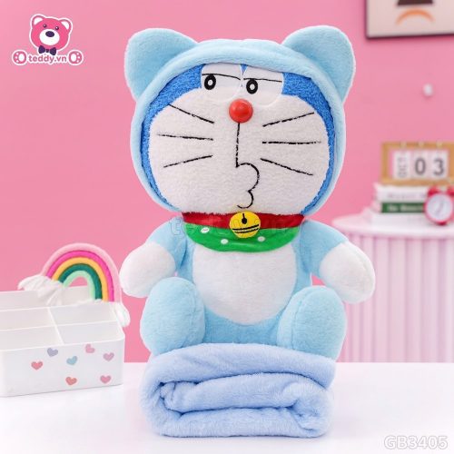 Gối Chăn Mền Doraemon thích hợp cho dân văn phòng