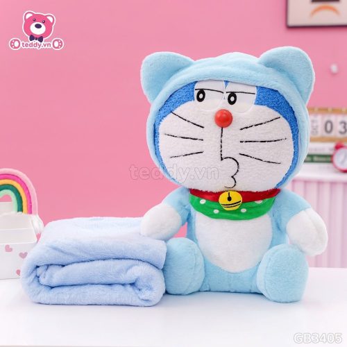 Gối Chăn Mền Doraemon mềm mại và ấm áp