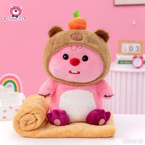 Gối Chăn Mền Loopy Cosplay Capybara