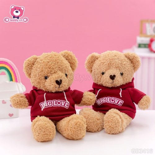 Gấu Bông Teddy Head Áo Big Love đã được bán tại Gấu Bông Teddy Head Áo Big Love đã được bán tại Teddy.vn