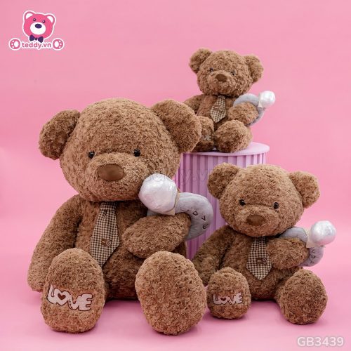 Gấu Bông Teddy Đeo Nhẫn