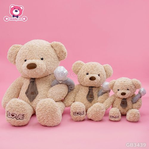 Gấu Bông Teddy Đeo Nhẫn