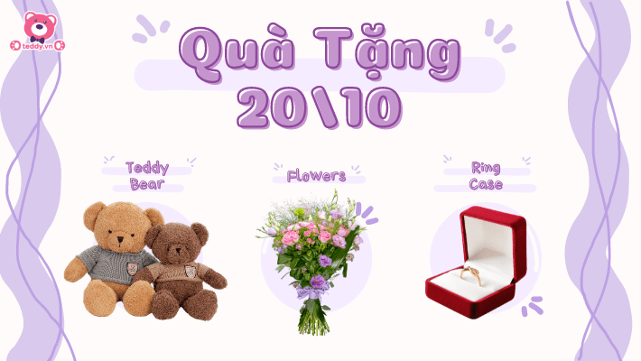 Ý Tưởng Quà Tặng 20/10 Độc Đáo Không Bao Giờ Lỗi Mốt