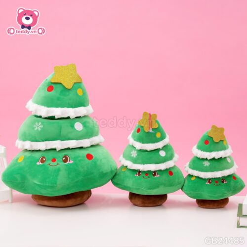 Gấu Bông Cây Thông Noel 3 Tầng đa dạng kích thước