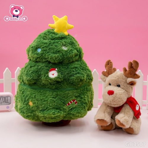 Gấu Bông Noel Cây Thông 2in1 Tuần Lộc đã được bán tại Teddy.vn