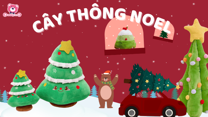 Gấu Bông Cây Thông Noel – Món Quà Đặc Biệt Cho Mùa Giáng Sinh