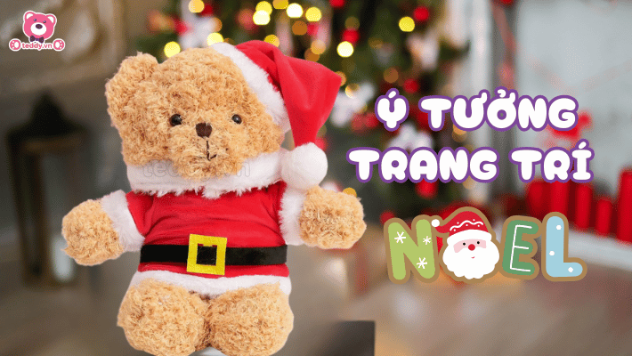 Gấu Bông Trang Trí Noel: Món Đồ Trang Trí Độc Đáo Cho Không Gian Giáng Sinh