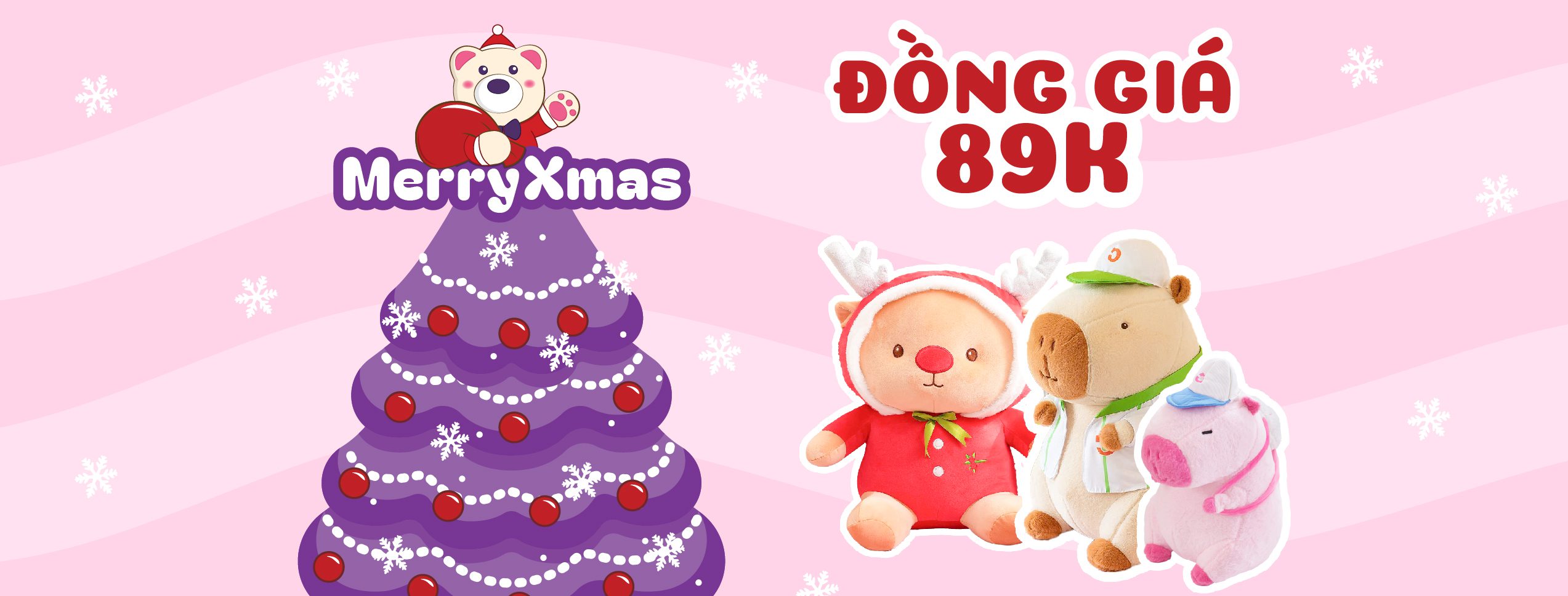 Gấu Bông Capybara 89K Bùng Nổ Mùa Giáng Sinh