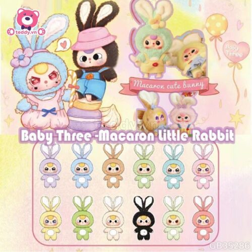 Blindbox Baby Three Thỏ Macaron