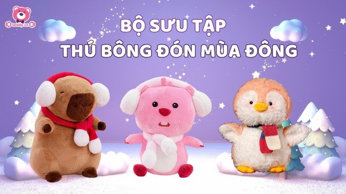 Bộ Sưu Tập Thú Bông Mùa Đông Cùng Outfit Chống Lạnh Đúng Chất