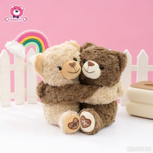 Gấu Bông Cặp Đôi BearHug - Gấu Hugo Và Rosie