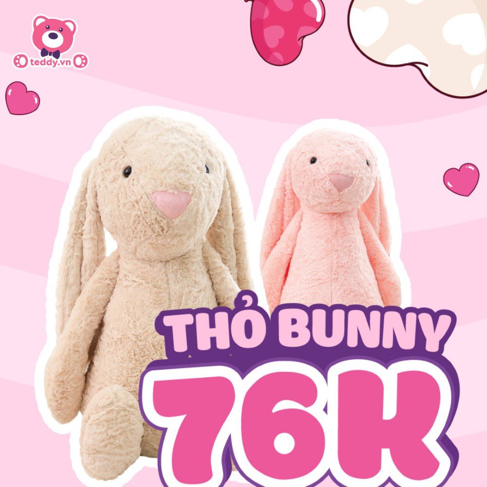 Thỏ Bunny 76K: "Mượn Gấu Tỏ Tình" Cho Mùa Valentine Ngọt Ngào