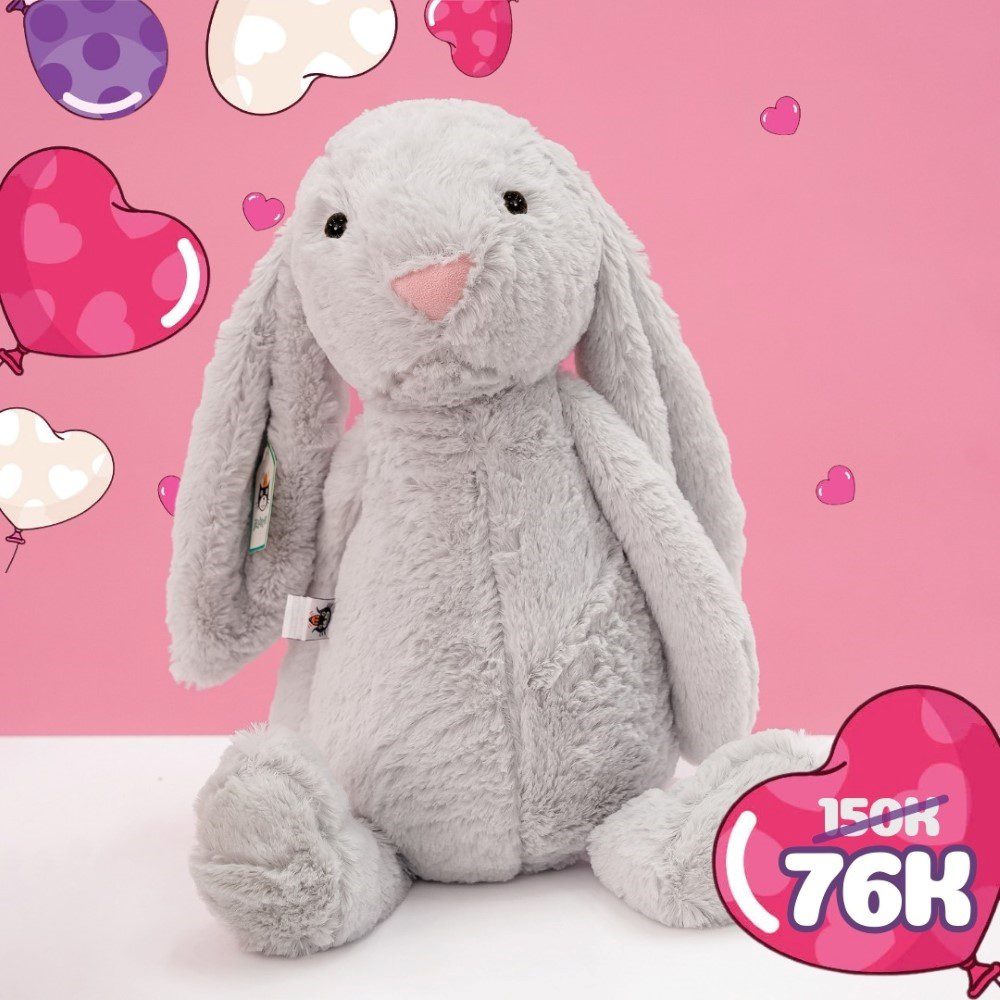 Teddy.vn giảm giá siêu sốc chỉ còn 76K cho em thỏ 35cm