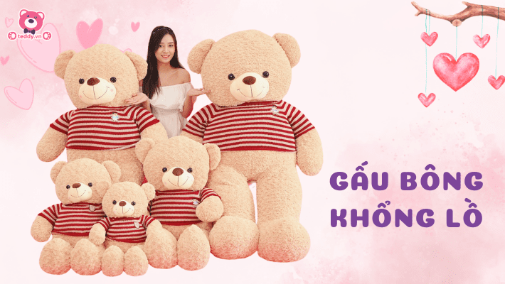 Gấu Bông To Dành Tặng Người Yêu