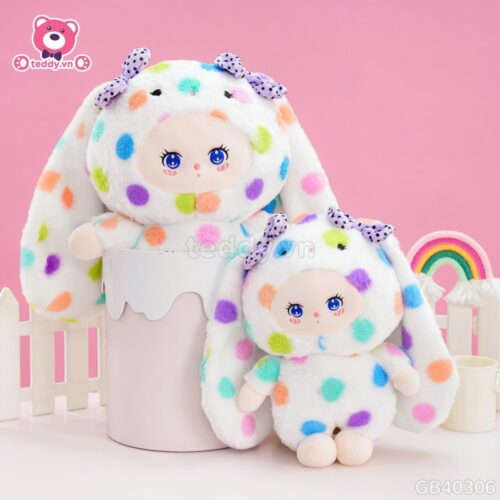 Gấu Bông Baby Three Liila Zoo Thỏ Đốm