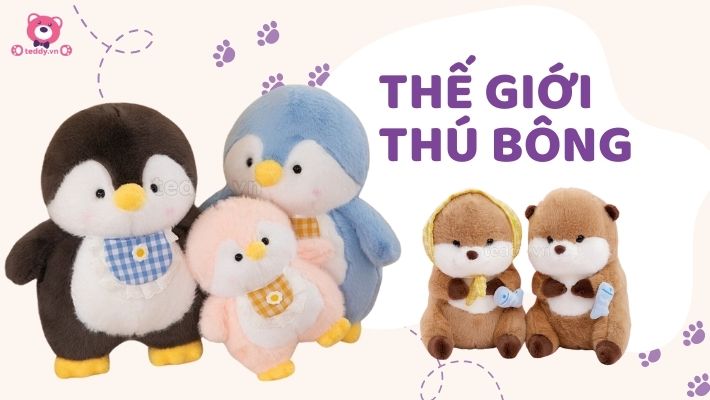 Thú Bông: Món Quà Ý Nghĩa, Gửi Trọn Tình Yêu Thương