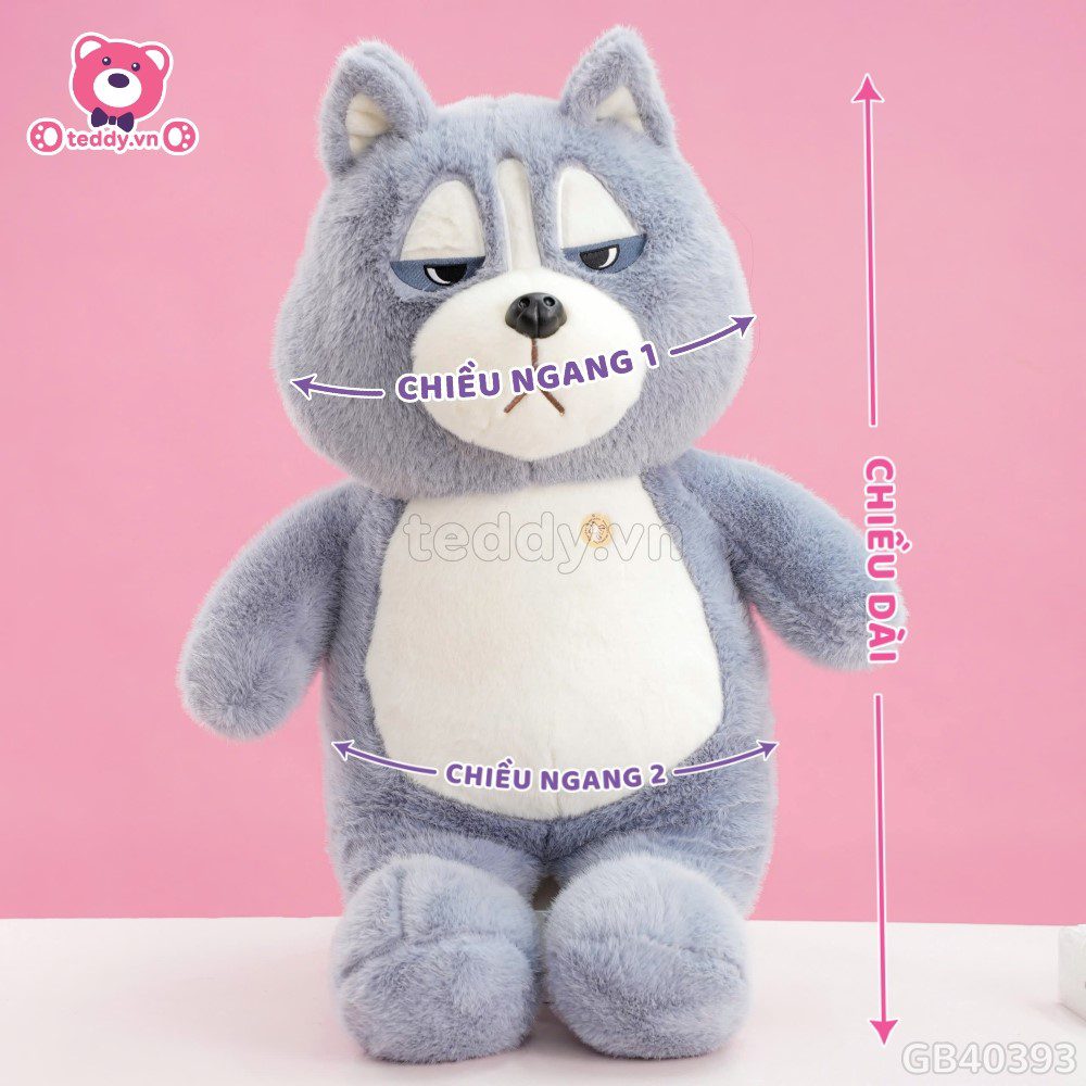 Bộ Thú Bông Cảm Xúc - Sói Xám