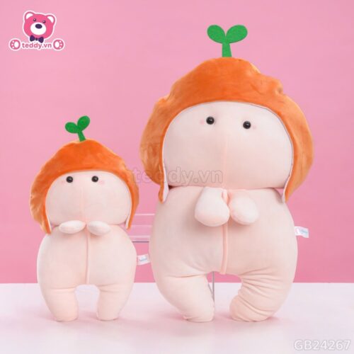 Gấu Bông Ciu Baby Mũ Trái Cam