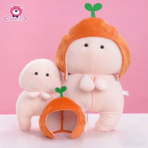 Gấu Bông Ciu Baby Mũ Trái Cam