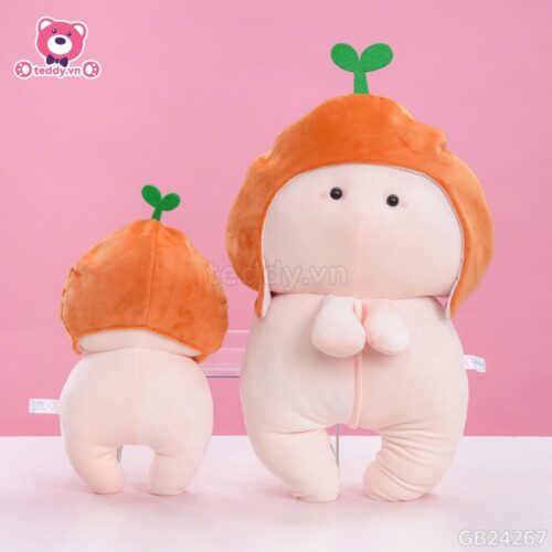 Gấu Bông Ciu Baby Mũ Trái Cam