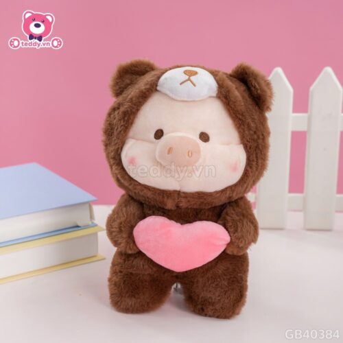 Heo Lulu Bông Cosplay Ôm Tim