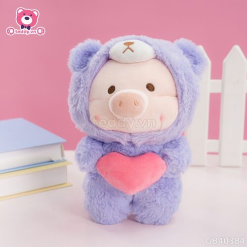 Heo Lulu Bông Cosplay Ôm Tim