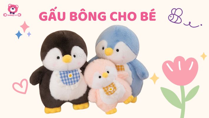 Quà Tặng Gấu Bông Cho Bé Được Nhiều Cha Mẹ Ưa Chuộng Dịp 1/6