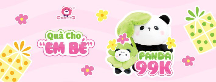 Gấu Trúc Bông 99K – Món Quà 1/6 Ngọt Ngào Cho "Em Bé" Của Bạn