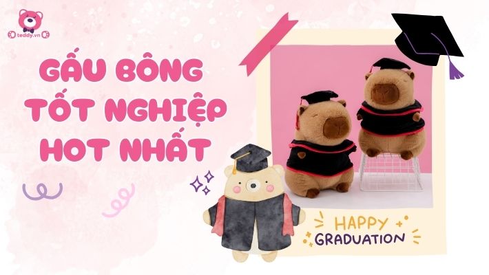 Top 3 Mẫu Gấu Tốt Nghiệp Hot Nhất Cho Học Sinh, Sinh Viên