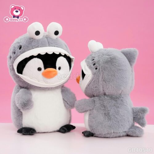 Cánh Cụt Bông Cosplay Cá Mập