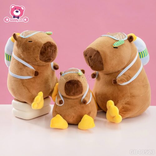 Gấu Bông Capybara Chân Vịt