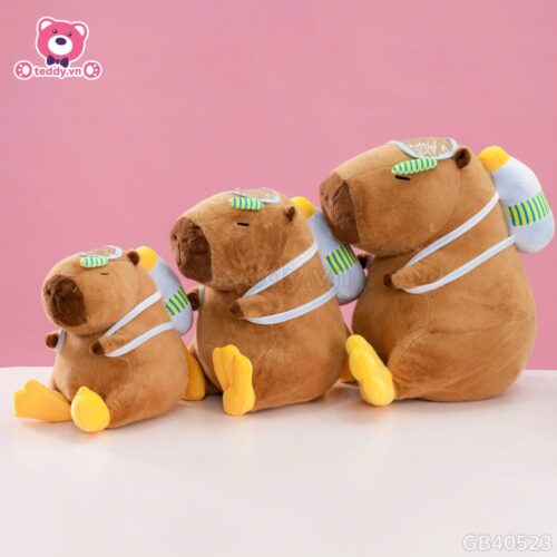 Gấu Bông Capybara Chân Vịt