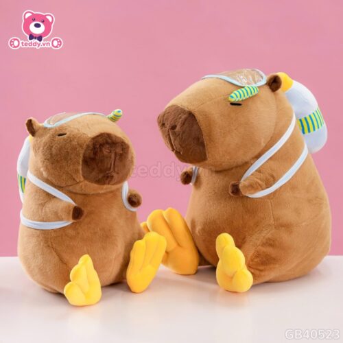 Gấu Bông Capybara Chân Vịt