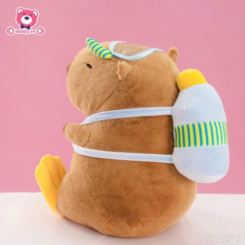 Gấu Bông Capybara Chân Vịt