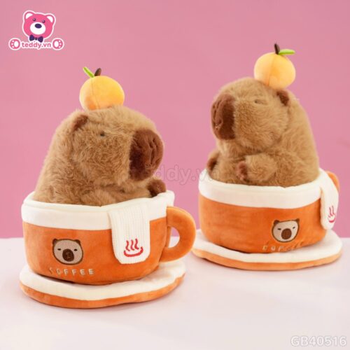 Gấu Bông Capybara Coffee