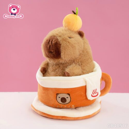 Gấu Bông Capybara Coffee