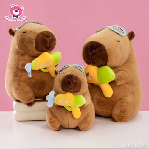 Gấu Bông Capybara Súng Nước
