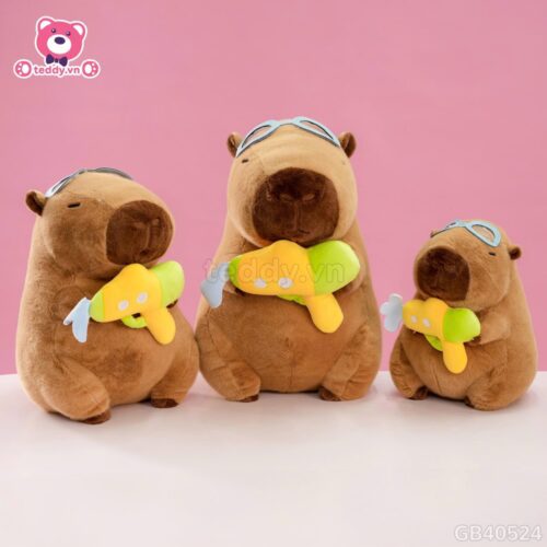 Gấu Bông Capybara Súng Nước