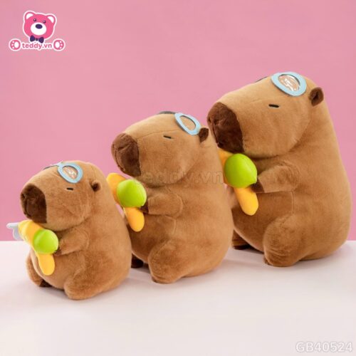 Gấu Bông Capybara Súng Nước