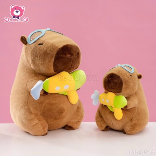 Gấu Bông Capybara Súng Nước