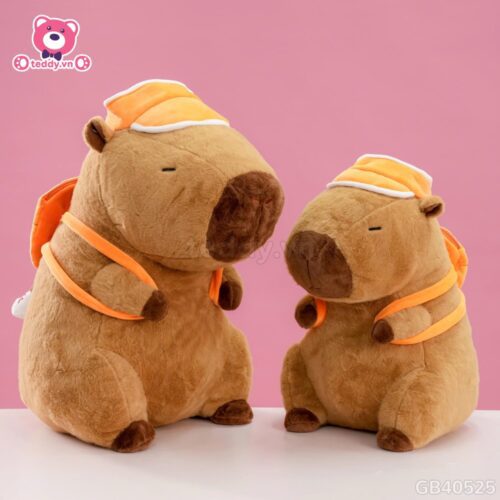 Gấu Bông Capybara Thể Thao - Đeo Bóng