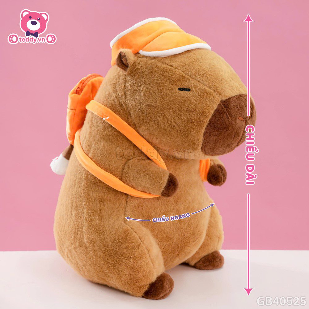 Gấu Bông Capybara Thể Thao - Đeo Bóng
