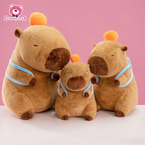Gấu Bông Capybara Thể Thao - Đeo Túi