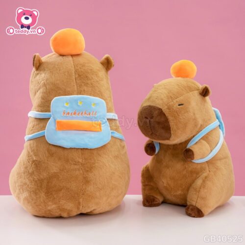 Gấu Bông Capybara Thể Thao - Đeo Túi