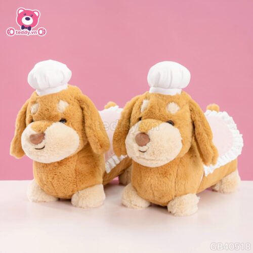 Chó Bông Dachshund Lạp Xưởng Đầu Bếp