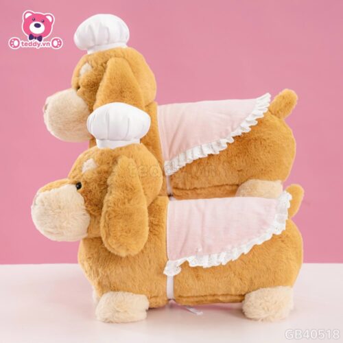 Chó Bông Dachshund Lạp Xưởng Đầu Bếp