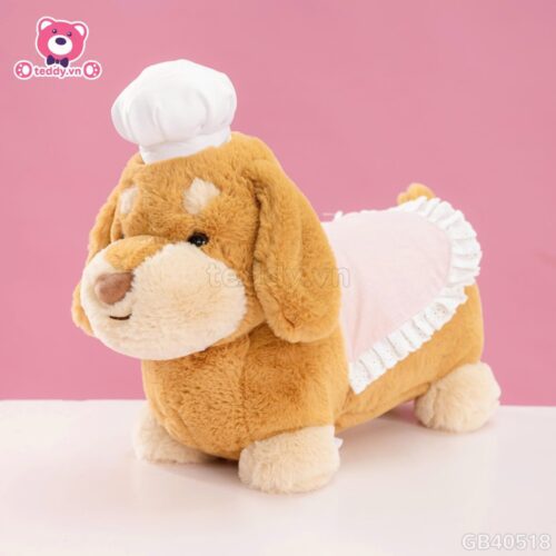 Chó Bông Dachshund Lạp Xưởng Đầu Bếp